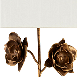 Бра с  каркасом в виде цветков розы и тканевым абажуром Flowers and Fox Roses варинант исполнения - 2 | Loft Concept в Санкт-петербурге