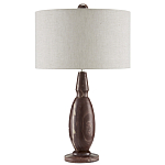 Настольная лампа из мрамора с тканевым абажуром Seductress варинант исполнения - 3 | Loft Concept в Санкт-петербурге