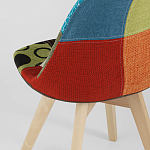 Стул с обивкой в стиле пэчворк Arvika варинант исполнения - 6 | Loft Concept в Санкт-петербурге