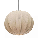 Подвесной светильник с бежевым тканевым абажуром Modern Textured Table Lamp варинант исполнения - 2 | Loft Concept в Санкт-петербурге