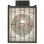 Бра с круглой зеркальной вставкой с эффектом ржавчины Stunning Radiance варинант исполнения - 2 | Loft Concept в Санкт-петербурге