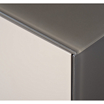 Комод со стеклянной столешницей и с выдвижными ящиками Minimalist Accent варинант исполнения - 3 | Loft Concept в Санкт-петербурге