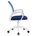 Офисное кресло с основанием из белого пластика Desk chairs Blue варинант исполнения - 3 | Loft Concept в Санкт-петербурге