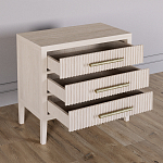 Тумба Primo  с тремя ящиками шпон Светлый дуб варинант исполнения - 4 | Loft Concept в Санкт-петербурге