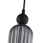 Подвесной светильник с рифленым стеклянным плафоном цилиндрической формы ARTICOLO варинант исполнения - 2 | Loft Concept в Санкт-петербурге