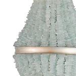 Люстра с каскадом из стеклянных декоративных элементов Shining Sea Glass варинант исполнения - 1 | Loft Concept в Санкт-петербурге