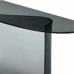 Консоль дымчатого цвета с изогнутым основанием Arabesque варинант исполнения - 1 | Loft Concept в Санкт-петербурге