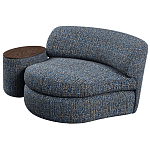 Кушетка со столиком Ulysses варинант исполнения - 1 | Loft Concept в Санкт-петербурге