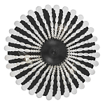 Потолочный светильник круглый с стеклянными бусинами Uniformity варинант исполнения - 1 | Loft Concept в Санкт-петербурге