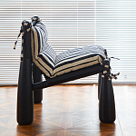 Кресло черно-белое со съемными подушками Celebrity варинант исполнения - 6 | Loft Concept в Санкт-петербурге