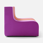 Дизайнерское кресло зеленое Poltronova Sofo Verosa Green Pink Armchair варинант исполнения - 7 | Loft Concept в Санкт-петербурге