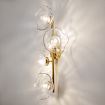 Бра Lots of transparent lotuses варинант исполнения - 3 | Loft Concept в Санкт-петербурге