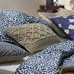 Постельное белье темно-синего цвета с рисунком Blossom Essence Sophie варинант исполнения - 6 | Loft Concept в Санкт-петербурге