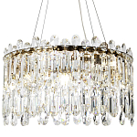 Круглая люстра с хрустальными подвесками Roul Crystal Round Chandelier варинант исполнения - 2 | Loft Concept в Санкт-петербурге