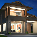 Настенный фонарь уличный прямоугольный черного цвета со стеклом с пузырьками Eurofase варинант исполнения - 6 | Loft Concept в Санкт-петербурге