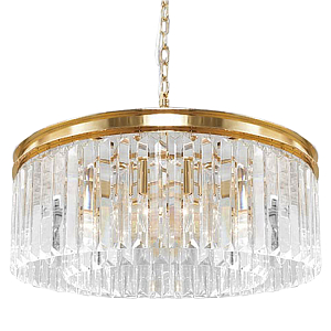 Люстра RH Odeon Chandelier Gold 65