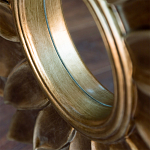 Зеркало-солнце с золотыми с лучами Rays of Peace варинант исполнения - 2 | Loft Concept в Санкт-петербурге