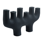 Подсвечник алюминиевый черный Ember варинант исполнения - 2 | Loft Concept в Санкт-петербурге