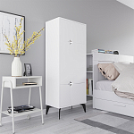 Комод белый с 4-мя дверцами на металлических ножках SPARK MULTIPURPOSE CABINET WHITE варинант исполнения - 2 | Loft Concept в Санкт-петербурге