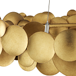Люстра круглая из многослойных золотых дисков Metal Disc Chandelier варинант исполнения - 3 | Loft Concept в Санкт-петербурге