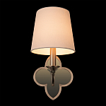 Бра с белым текстильным абажуром и фигурным основанием с зеркальной вставкой Vitorino варинант исполнения - 25 | Loft Concept в Санкт-петербурге