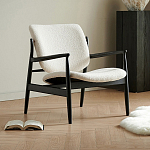 Кресло с каркасом и ножками из древесины и мягкими сиденьем и спинкой Venice варинант исполнения - 6 | Loft Concept в Санкт-петербурге