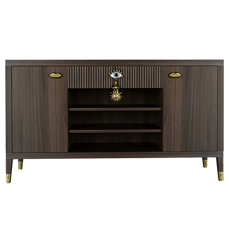 Комод-буфет Elsa Dreams Walnut с открытыми полками Орех Комод-буфет Elsa Dreams Walnut с открытыми полками Орех в Санкт-петербурге | Loft Concept