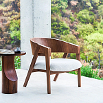 Приставной столик из массива дерева Walnut варинант исполнения - 10 | Loft Concept в Санкт-петербурге