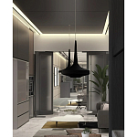 Подвесной вязаный черный светильник «Лампа Марракеша» варинант исполнения - 4 | Loft Concept в Санкт-петербурге