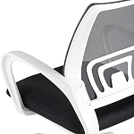 Офисное кресло с основанием из белого пластика Desk chairs Black варинант исполнения - 7 | Loft Concept в Санкт-петербурге