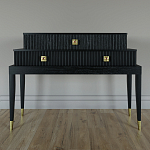 Премиальная Консоль с тремя ящиками Elsa Dreams Black варинант исполнения - 3 | Loft Concept в Санкт-петербурге