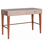 Стол письменный из массива бука с 2-мя ящиками бежевый Wenge Light варинант исполнения - 1 | Loft Concept в Санкт-петербурге