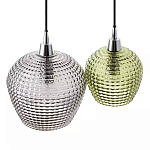 Подвесной светильник каскадный с 2-мя рельефными плафонами Cascade with Relief Lampshades варинант исполнения - 4 | Loft Concept в Санкт-петербурге