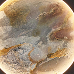 Бра в форме диска черного цвета Borders of Black варинант исполнения - 3 | Loft Concept в Санкт-петербурге