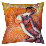Подушка декоративная Балерина Impressionism in Art варинант исполнения - 1 | Loft Concept в Санкт-петербурге
