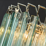 Дизайнерская люстра AQUA Blue Lagoon бирюзовое стекло несколько ярусов варинант исполнения - 4 | Loft Concept в Санкт-петербурге