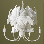 Люстра белая в виде цветков шиповника White Rosehip Flower варинант исполнения - 3 | Loft Concept в Санкт-петербурге