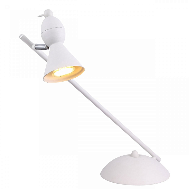 Настольная лампа Atelier Areti Alouette Desk Lamp slantend white Белый в Санкт-петербурге | Loft Concept 