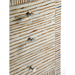 Тумбочка прикроватная Bogense Bone Inlay Bedside Beige варинант исполнения - 3 | Loft Concept в Санкт-петербурге