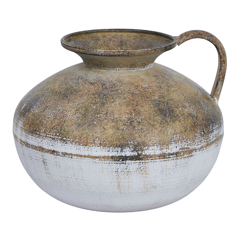 Ваза металлическая с ручкой Bygone Era  в Санкт-петербурге | Loft Concept 