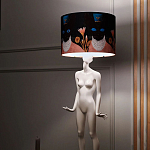 Настольная лампа с абажуром Cretto Mir варинант исполнения - 9 | Loft Concept в Санкт-петербурге