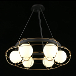 Люстра подвесная круглая с белыми плафонами Martin варинант исполнения - 3 | Loft Concept в Санкт-петербурге