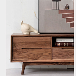 Тумба под телевизориз массива дерева TV Stand made of Walnut Wood варинант исполнения - 3 | Loft Concept в Санкт-петербурге