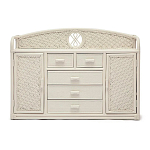 Комод из натурального ротанга Weavella белый варинант исполнения - 1 | Loft Concept в Санкт-петербурге