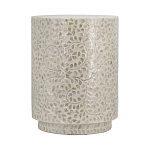 Приставной столик с рисунком из раковин устриц Bone Inlay варинант исполнения - 2 | Loft Concept в Санкт-петербурге