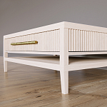 Кофейный стол Primo с двумя ящиками Светлый дуб варинант исполнения - 4 | Loft Concept в Санкт-петербурге