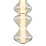 Подвесной светильник светодиодный с стеклянным волнообразным плафоном Amphora of Light варинант исполнения - 4 | Loft Concept в Санкт-петербурге