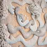 Тканый вручную монументальный настенный гобелен Soft Inception варинант исполнения - 2 | Loft Concept в Санкт-петербурге