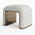 Пуф Forli с элегантной латунной вставкой варинант исполнения - 1 | Loft Concept в Санкт-петербурге