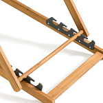 Шезлонг из акации и ткани Venezuela варинант исполнения - 9 | Loft Concept в Санкт-петербурге